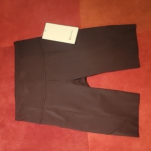 Lululemon Fast and Free Short 10" Sz 6 NWT Black